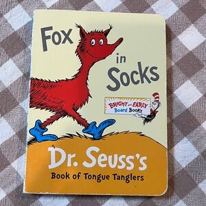 Dr. Seuss's Fox in Socks Board Book